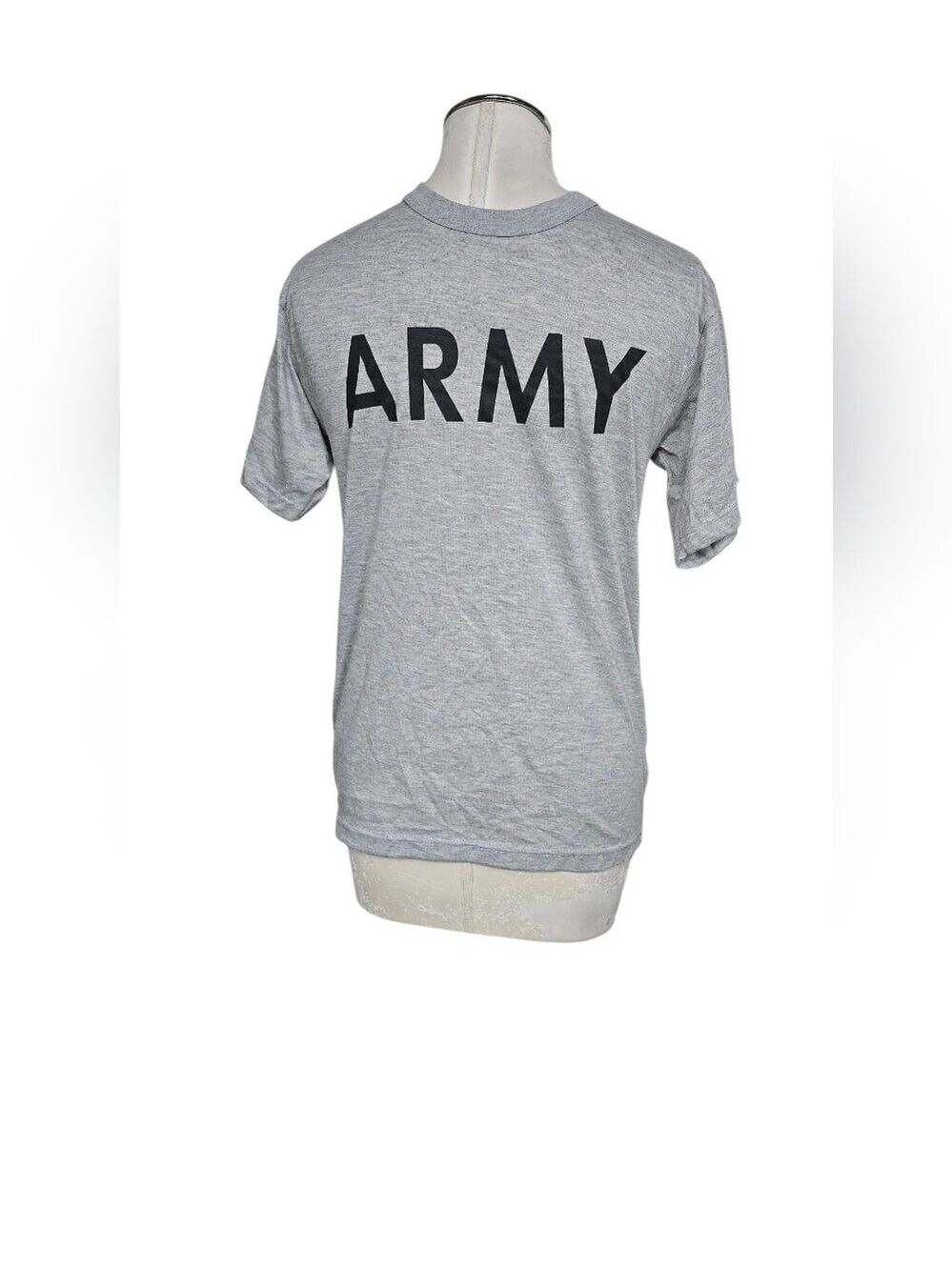 Rothco Army Gray Shirt Short Sleeves Crewneck Mens S